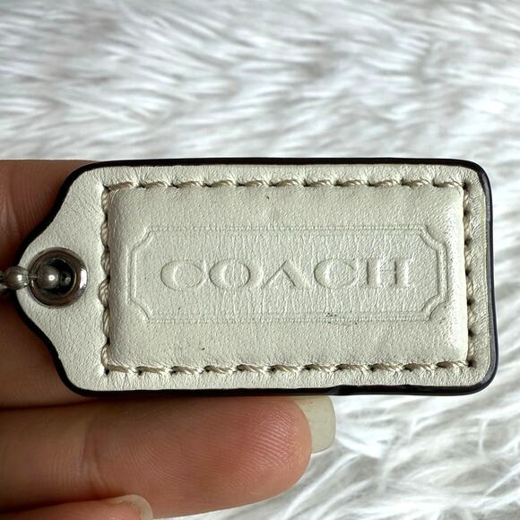 1.5" COACH  Fob Bag Charm Hang tag Hangtag - Picture 1 of 2